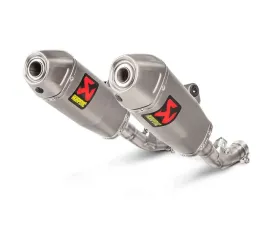 Akrapovic Moto Slip-On Exhaust for Honda CRF450R 2017, Stainless Steel, Lightweight