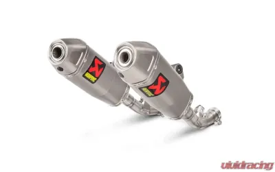 Akrapovic Moto Slip-On Exhaust for Honda CRF450R 2017, Stainless Steel, Lightweight - S-H4SO8-CIQTA