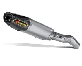 Akrapovic Slip-On Exhaust for Kawasaki ZX600 Ninja ZX-6R 2007-2008, Stainless Steel