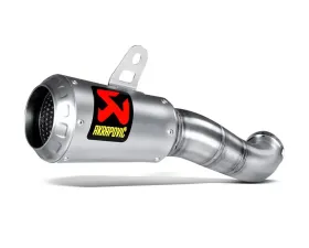 Akrapovic Moto GP Slip-On Exhaust for Yamaha YZF-R3 2015-2018, Stainless Steel