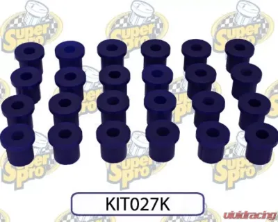SuperPro Suspension Leaf Spring Bush Kit Front and Rear Toyota Landcruiser 1980-1990 - KIT027K