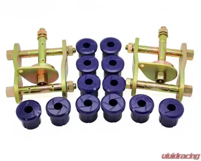 SuperPro Suspension Greasable Shackle and Bushing Kit Rear Toyota Land Cruiser 2007-2020 - KIT193SK