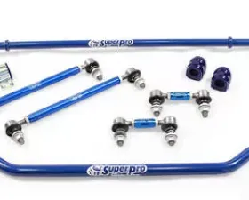 SuperPro Suspension Front & Rear Adjustable Performance Sway Bar Kit Kia Stinger 2017-2019