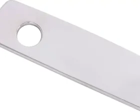 Kentrol Glove Box Door Handle Cover Polished Silver for Jeep JK 2007-2018