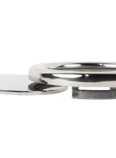 Kentrol Air Vent Assembly 8 Pieces Polished Silver for Jeep JK 2007-2010                                     - 30003 - Image 4