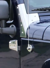 Kentrol Antenna Cover Polished Silver Jeep JK 2007-2018                                     - 30007 - Image 4