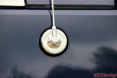 Kentrol Antenna Cover Polished Silver Jeep JK 2007-2018 - 30007