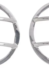 Kentrol Fog Light Cover Pair Polished Silver for Jeep JK 2007-2018                                     - 30014 - Image 6