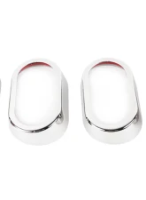 Kentrol Interior Door Handle Bezels 4 Pieces Polished Silver for Jeep JK 2007-2010                                     - 30015 - Image 2