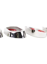 Kentrol Interior Door Handle Bezels 4 Pieces Polished Silver for Jeep JK 2007-2010                                     - 30015 - Image 4