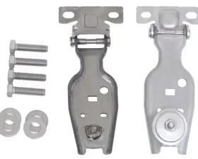 Kentrol Liftgate Hinge Pair Bare Grey Jeep JK 2007-2018