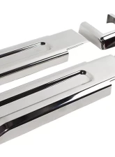 Kentrol Tailgate Hinge Overlays 4 Pieces Polished Silver for Jeep JK 2007-2018                                     - 30017 - Image 3