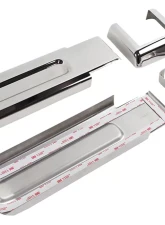 Kentrol Tailgate Hinge Overlays 4 Pieces Polished Silver for Jeep JK 2007-2018                                     - 30017 - Image 4