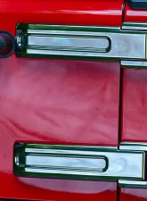 Kentrol Tailgate Hinge Overlays 4 Pieces Polished Silver for Jeep JK 2007-2018                                     - 30017 - Image 6