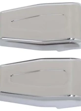 Kentrol Liftgate Hinge Overlays Pair Polished Silver for Jeep JK 2007-2018                                     - 30018 - Image 6