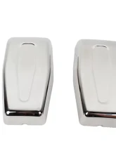 Kentrol Liftgate Hinge Overlays Pair Polished Silver for Jeep JK 2007-2018                                     - 30018 - Image 2