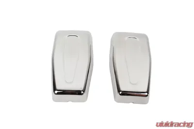 Kentrol Liftgate Hinge Overlays Pair Polished Silver for Jeep JK 2007-2018 - 30018
