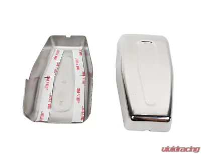 Kentrol Liftgate Hinge Overlays Pair Polished Silver for Jeep JK 2007-2018 - 30018