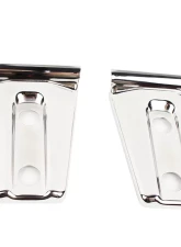 Kentrol Hood Hinge Overlays Pair Polished Silver for Jeep JK 2007-2018                                     - 30019 - Image 2