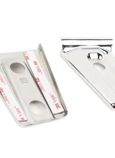 Kentrol Hood Hinge Overlays Pair Polished Silver for Jeep JK 2007-2018                                     - 30019 - Image 3