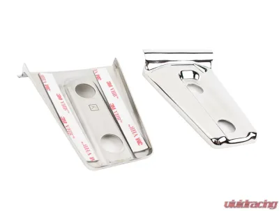 Kentrol Hood Hinge Overlays Pair Polished Silver for Jeep JK 2007-2018 - 30019