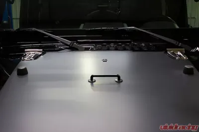 Kentrol Hood Hinge Overlays Pair Polished Silver for Jeep JK 2007-2018 - 30019
