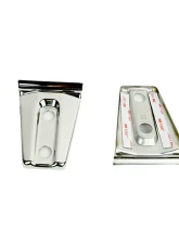 Kentrol Door Hinge Overlays 4 Pieces Polished Silver for Jeep JK 2007-2018                                     - 30020 - Image 3