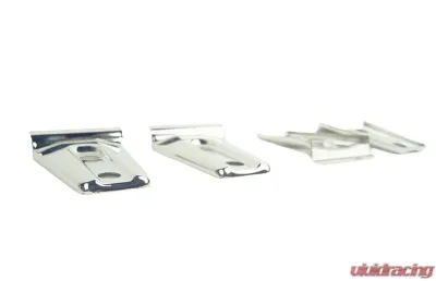 Kentrol Door Hinge Overlays 4 Pieces Polished Silver for Jeep JK 2007-2018 - 30020