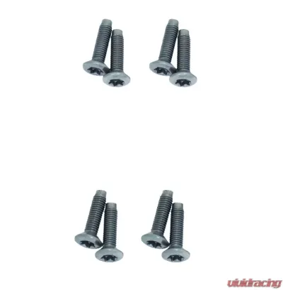 Kentrol Door Hinge Overlays 4 Pieces Polished Silver for Jeep JK 2007-2018 - 30020