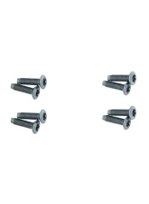 Kentrol Door Hinge Overlays 8 Pieces Polished Silver for Jeep JK 2007-2018                                     - 30021 - Image 5