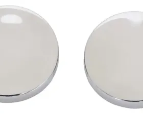 Kentrol Liftgate Button Covers Pair Polished Silver for Jeep JK 2007-2018