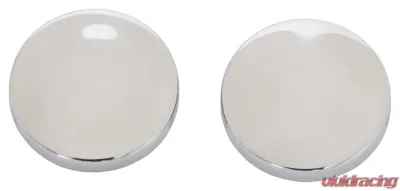 Kentrol Liftgate Button Covers Pair Polished Silver for Jeep JK 2007-2018 - 30022