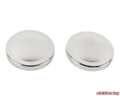 Kentrol Liftgate Button Covers Pair Polished Silver for Jeep JK 2007-2018 - 30022