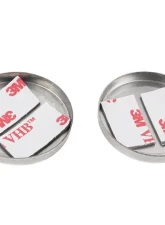 Kentrol Liftgate Button Covers Pair Polished Silver for Jeep JK 2007-2018                                     - 30022 - Image 3