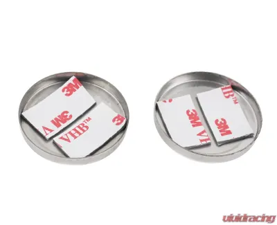 Kentrol Liftgate Button Covers Pair Polished Silver for Jeep JK 2007-2018 - 30022