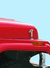 Kentrol Hood Catch Pair Polished Silver for Jeep CJ | YJ 1955-1995                                     - 30401 - Image 5
