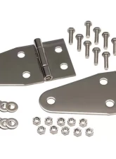 Kentrol Hood Hinge Pair Polished Silver for Jeep CJ YJ 1955-1995                                     - 30402 - Image 5