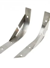 Kentrol Rear Body Guard Pair Polished Silver for Jeep CJ 1955-1986                                     - 30404 - Image 3