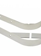 Kentrol Rear Body Guard Pair Polished Silver for Jeep CJ 1955-1986                                     - 30404 - Image 4