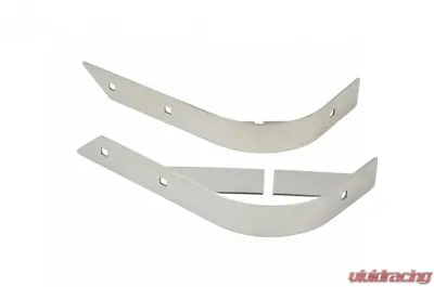 Kentrol Rear Body Guard Pair Polished Silver for Jeep CJ 1955-1986 - 30404