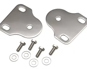 Kentrol Interior Windshield Brackets Pair Polished Silver for Jeep CJ YJ 1976-1995