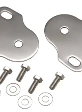 Kentrol Interior Windshield Brackets Pair Polished Silver for Jeep CJ YJ 1976-1995                                     - 30408 - Image 4