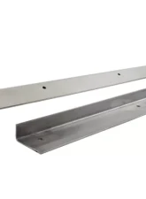 Kentrol Rocker Guards Pair Polished Silver for Jeep CJ5 1955-1983                                     - 30413 - Image 2