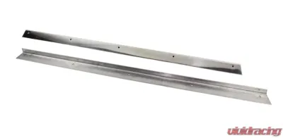Kentrol Rocker Guards Pair Polished Silver for Jeep CJ5 1955-1983 - 30413