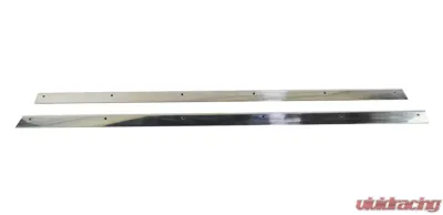 Kentrol Rocker Guards Pair Polished Silver for Jeep CJ7 1976-1986 - 30414
