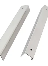 Kentrol Entry Guards Pair Polished Silver Jeep CJ5 1955-1983                                     - 30415 - Image 4