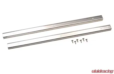 Kentrol Entry Guards Pair Polished Silver Jeep CJ7 1976-1995 - 30416