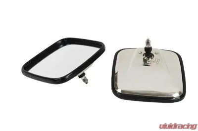 Kentrol Mirror Kit Pair Polished Silver Jeep CJ 1955-1986 - 30417
