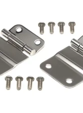Kentrol Tailgate Hinge Pair Polished Silver Jeep CJ 1976-1986                                     - 30419 - Image 4