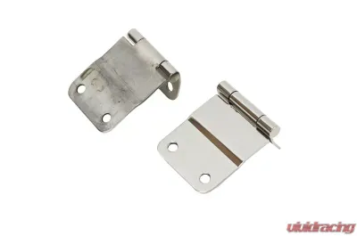 Kentrol Tailgate Hinge Pair Polished Silver Jeep CJ 1976-1986 - 30419